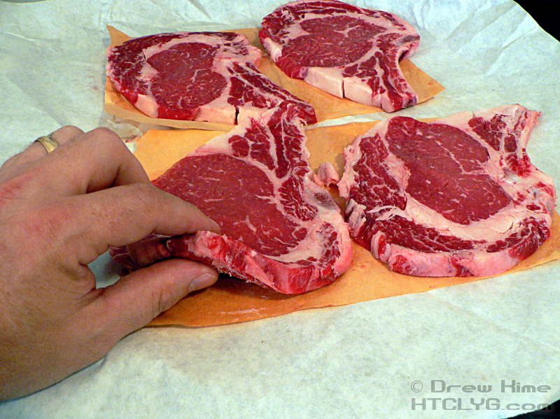 How to grill a thin ribeye steak