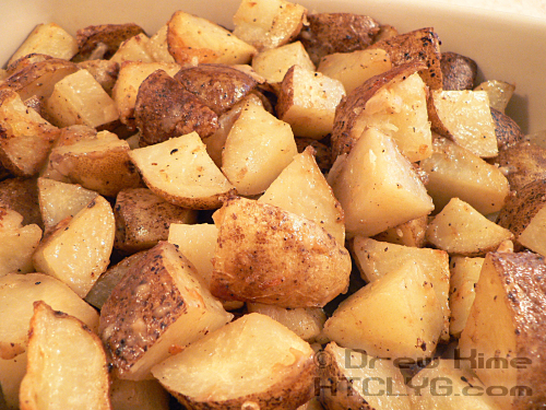 Roasted Parmesan Peppercorn Potatoes