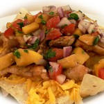 Chicken Nachos with Mango Salsa