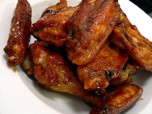 Take-out style wings