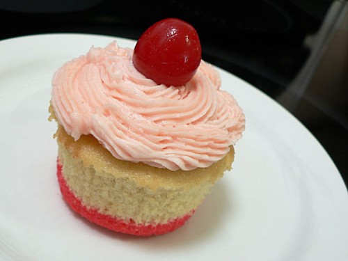 Shirley Temple Cupcake