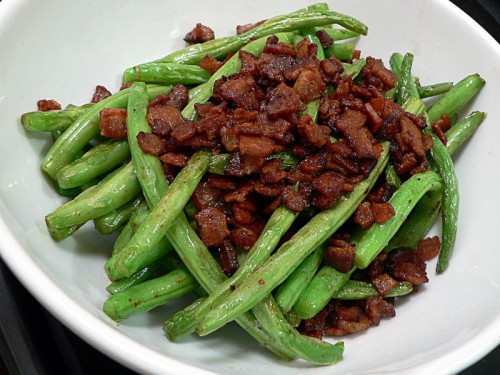 Fried Green Beans With Bacon
