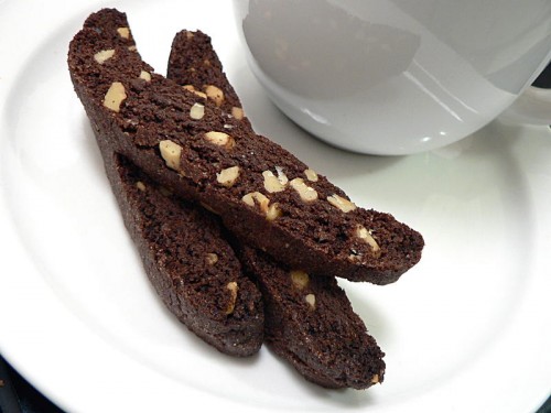 Chocolate Walnut Biscotti
